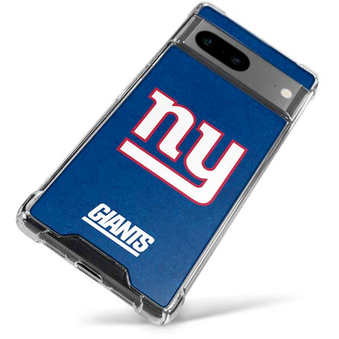 NFL New York Giants Distressed Google Pixel 7a Clear Case